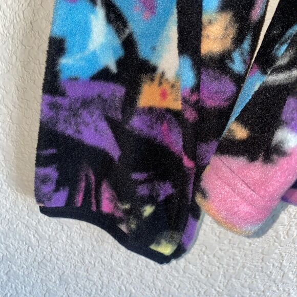 Chubbies Show Stopper Low Pile Fleece Quarter Zip Sweater S New 80s 90s Wild Art - Picture 5 of 9